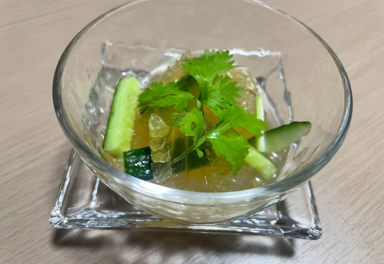 くらげの頭の酢漬け